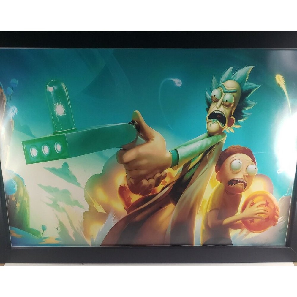 Framed Print of Rick and Morty